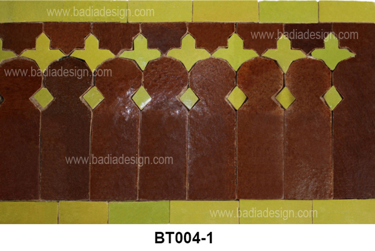 Moroccan Mosaic Border Tile - BT004