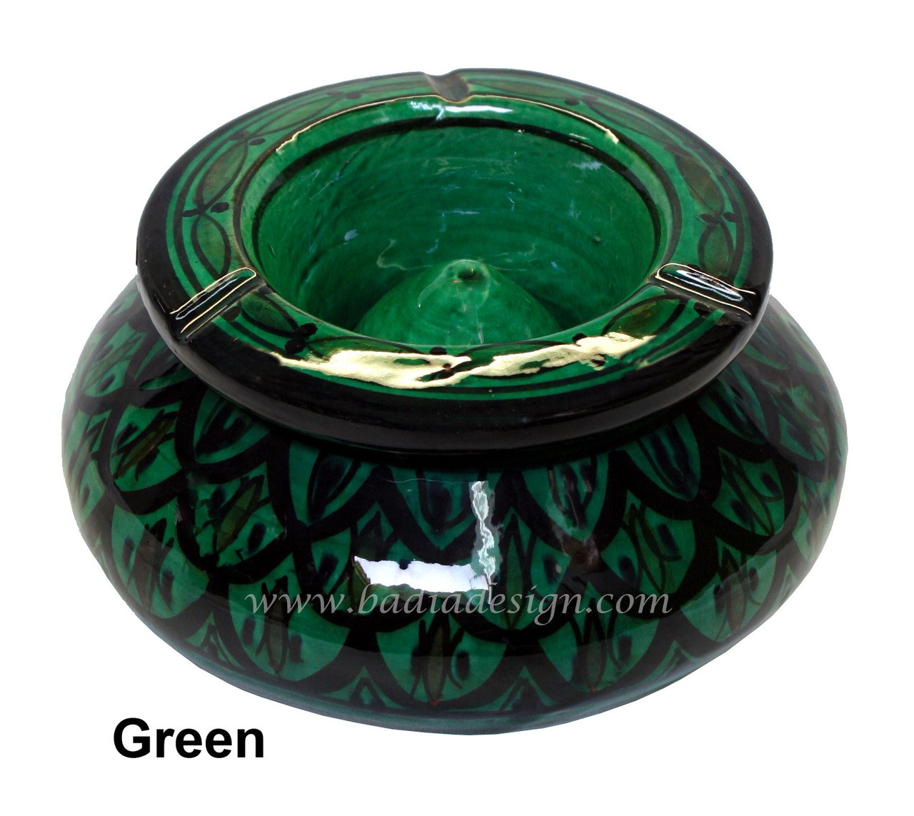 Hand Painted Ceramic Ashtray - CER-AT003