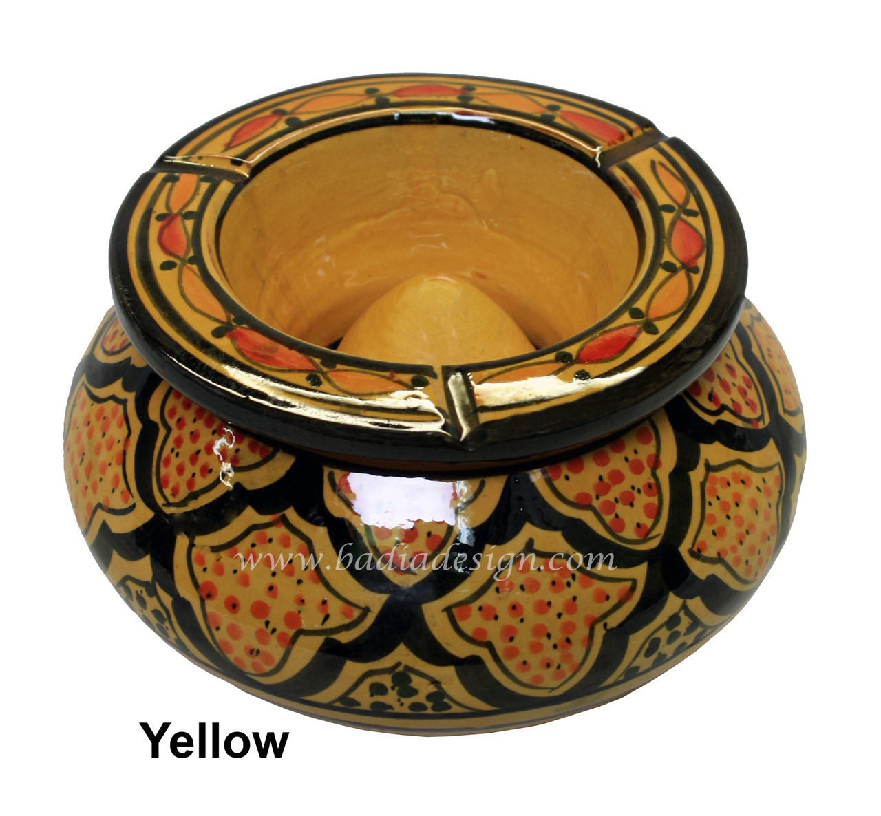 Hand Painted Ceramic Ashtray - CER-AT003