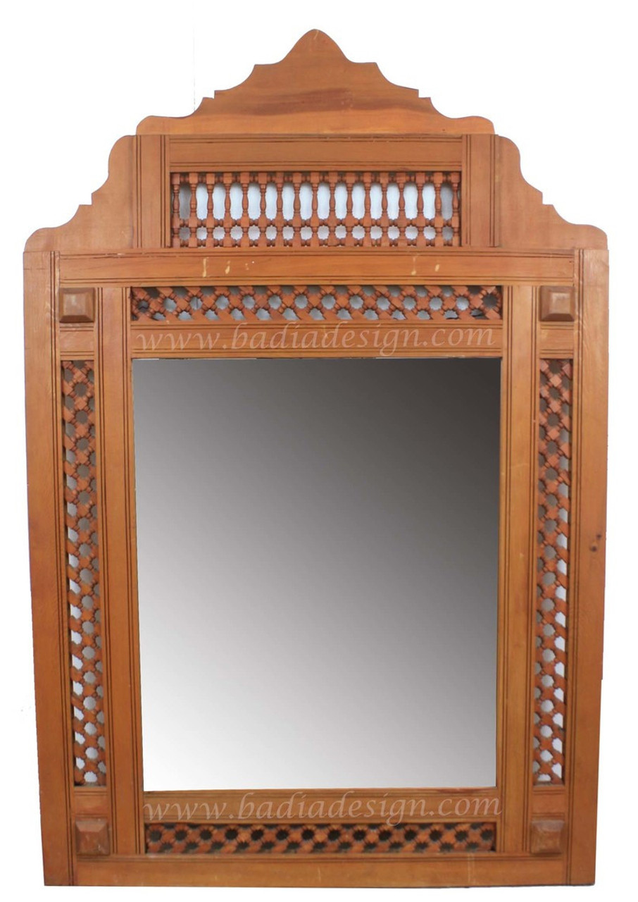 Moucharabieh Wooden Mirror - M-W001