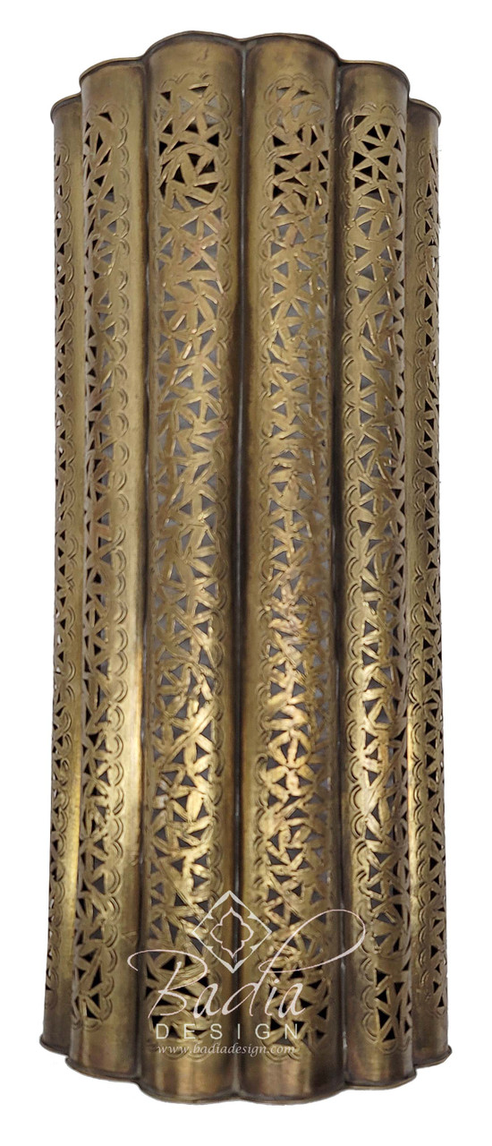 Intricately Designed Brass Wall Sconce - WL151