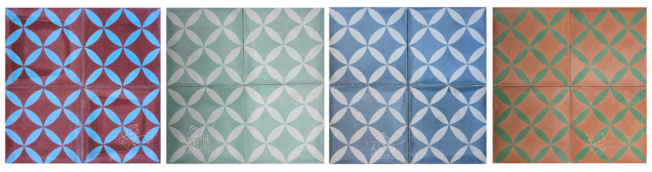 Moroccan Mosaic Cement Floor Tile - CT065