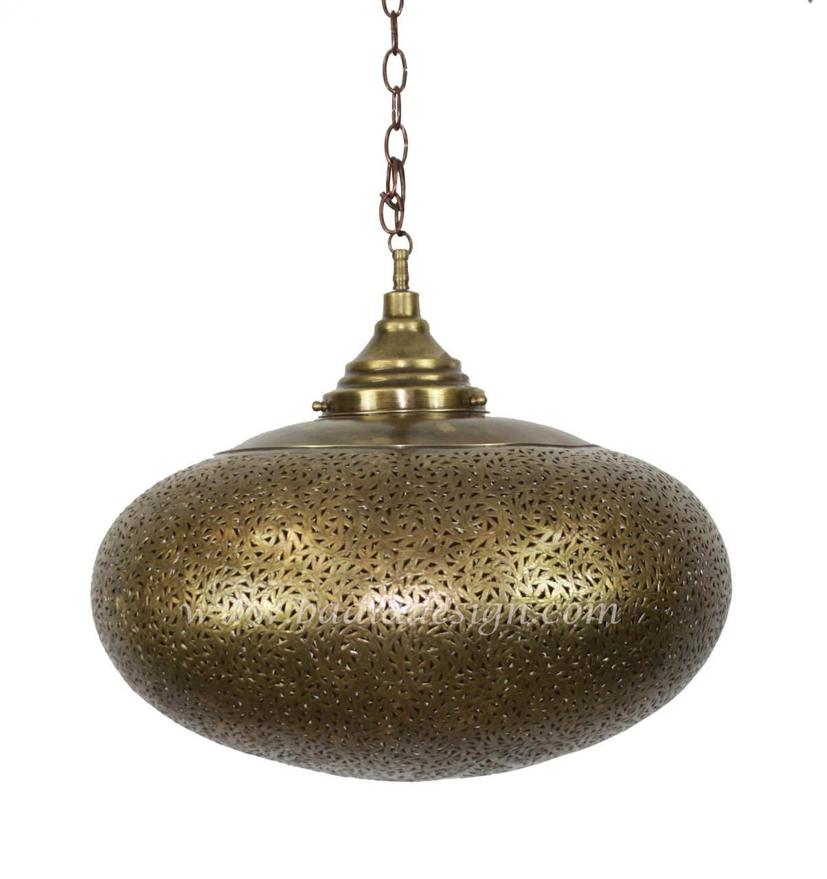 Moroccan Brass Light Fixture - LIG267