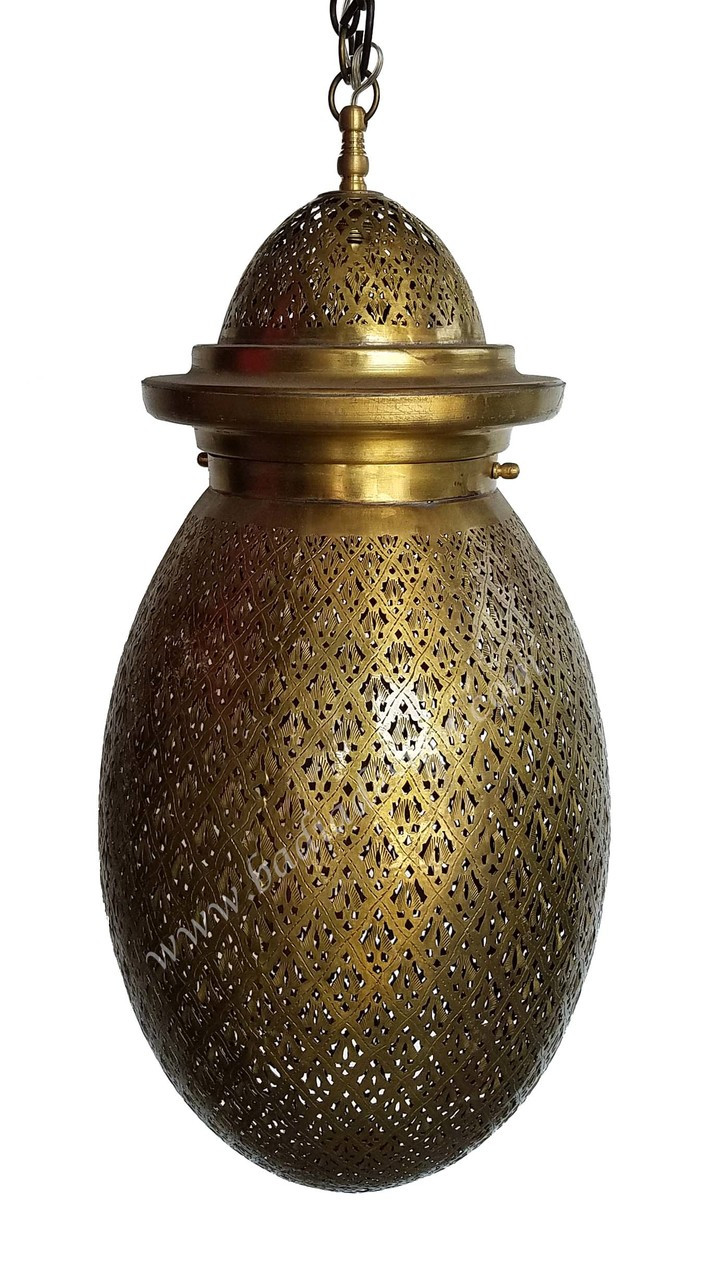 Moroccan Brass Light Fixture - LIG270