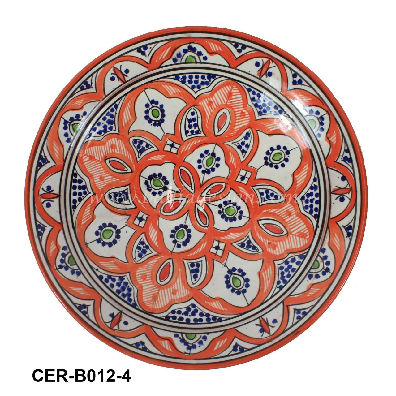 Hand Painted Ceramic Bowl - CER-B012