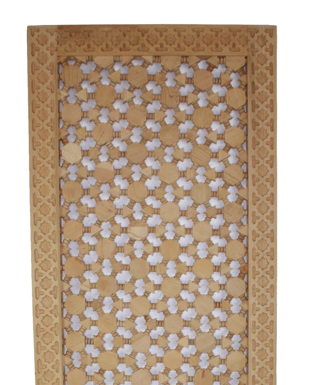 Hand Carved Moucharabieh Wooden Panel - WPB-014