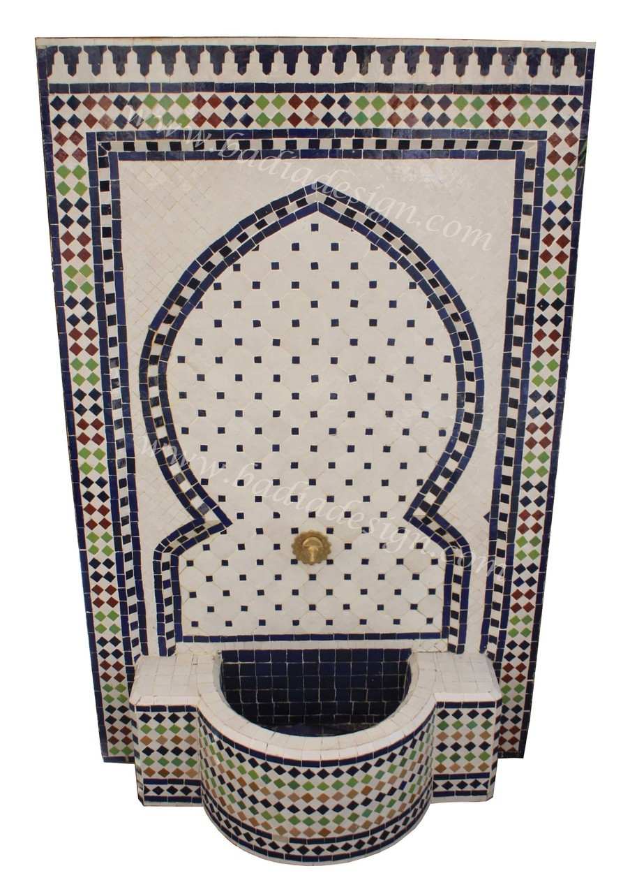 Moroccan Mosaic Water Fountain - MF642