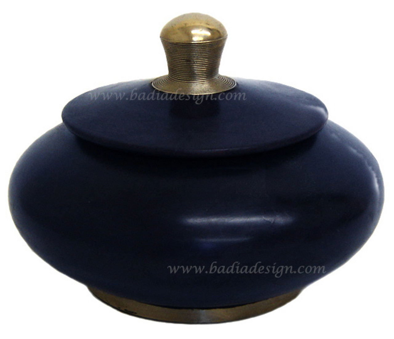 Tadelakt Round Ceramic Box - CER-TBR