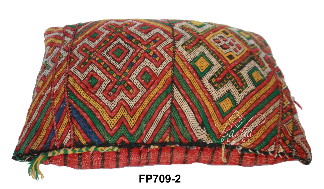Rectangular Shaped Vintage Kilim Pillow - FP709