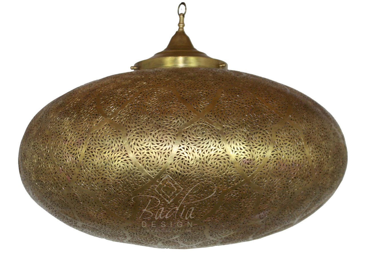 Hand Punched Brass Lantern - LIG393