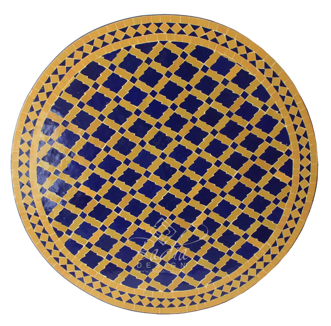 32" Moroccan Mosaic Tile Table Top - MTR263