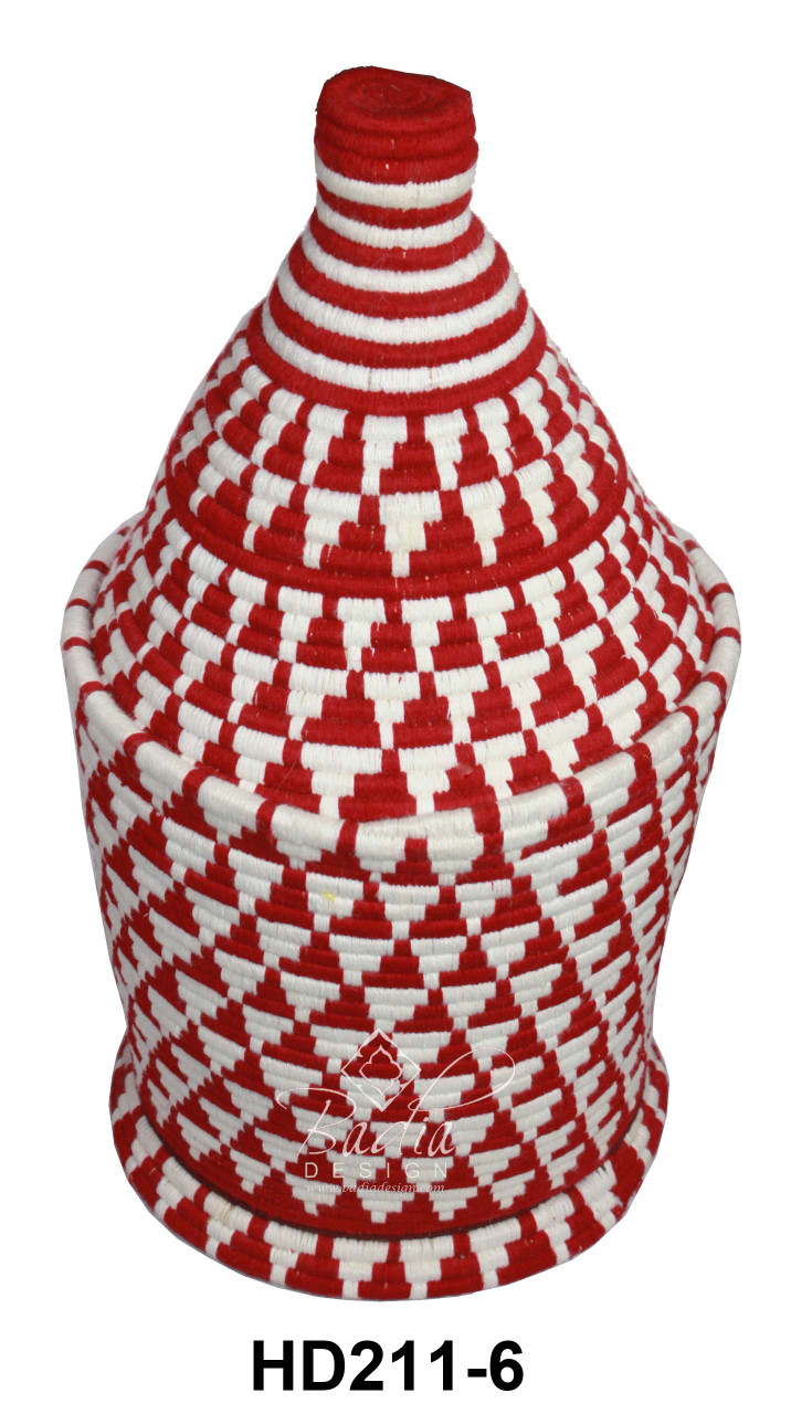 Vivid Color Handwoven Berber Baskets - HD211