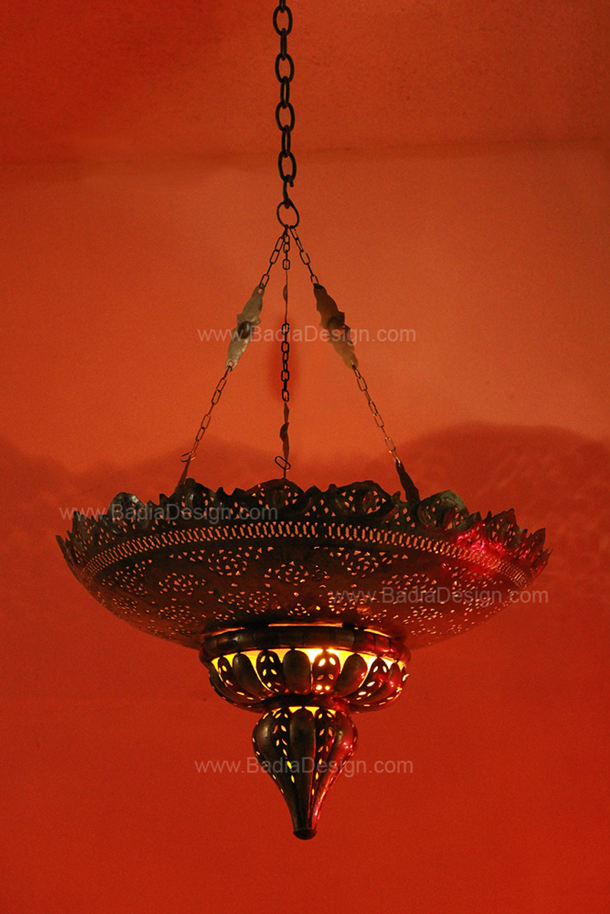 Silver and Bronze Color Chandelier - CH018