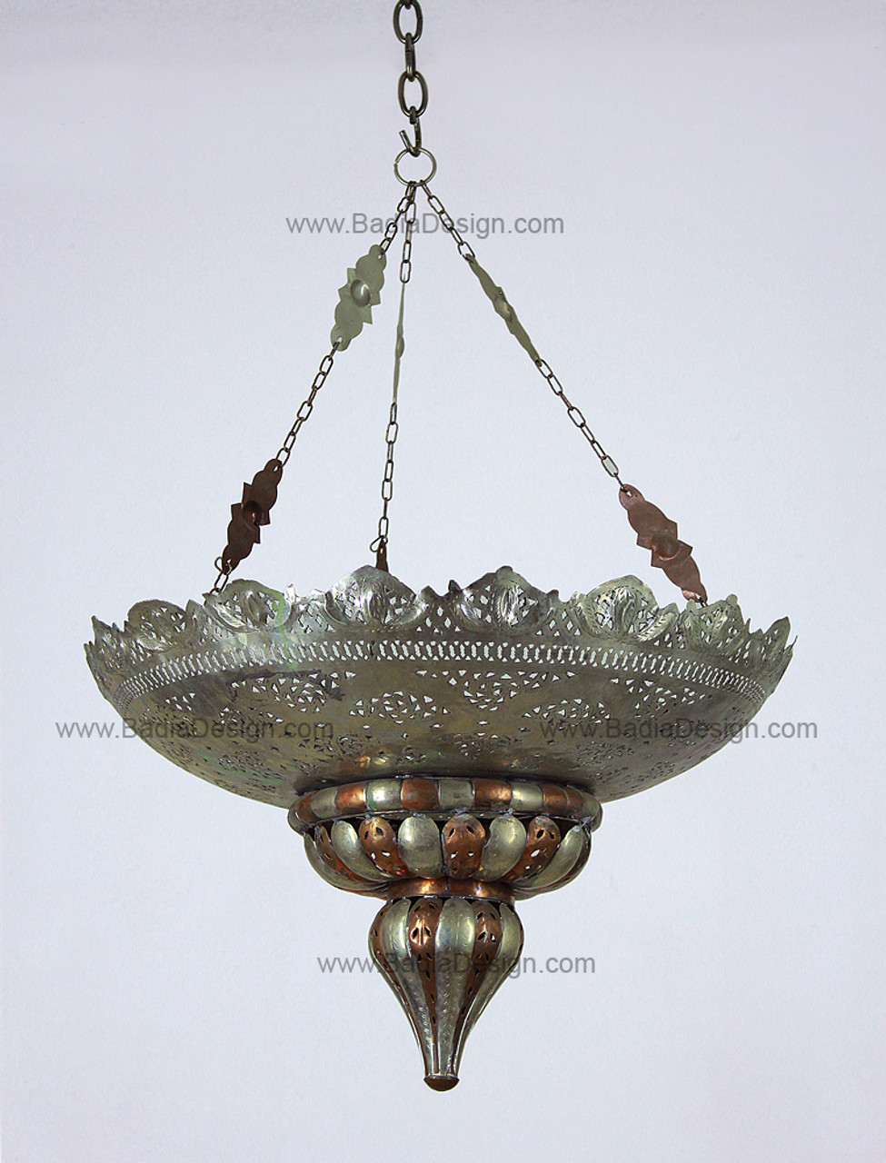 Silver and Bronze Color Chandelier - CH018