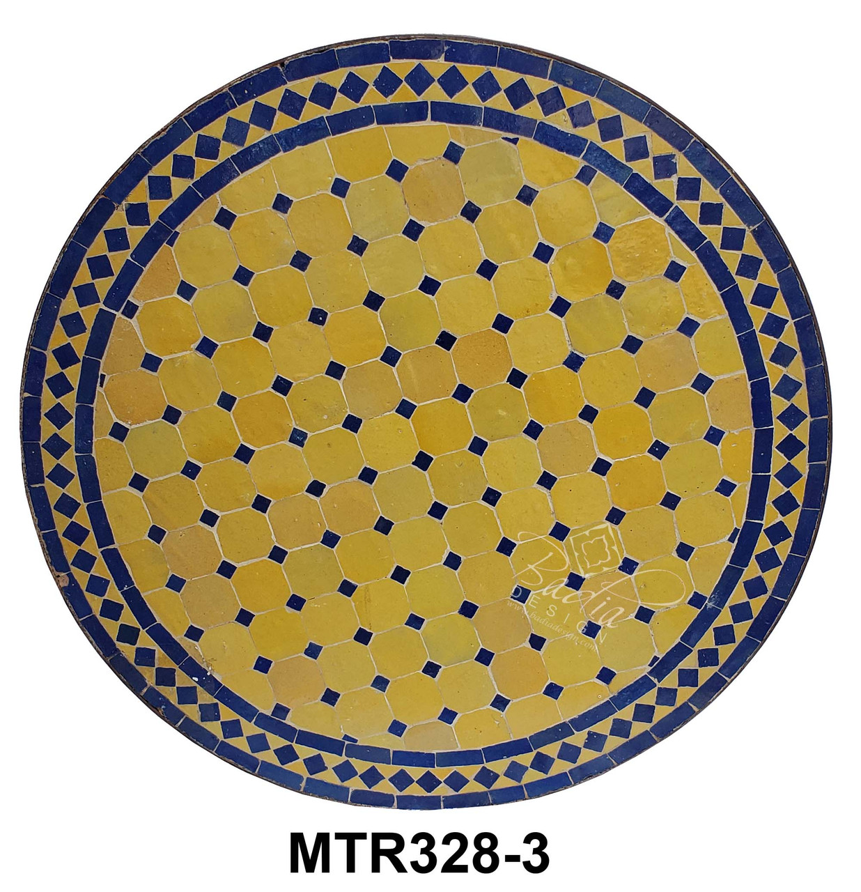 28 Inch Mosaic Tile Table Top - MTR328