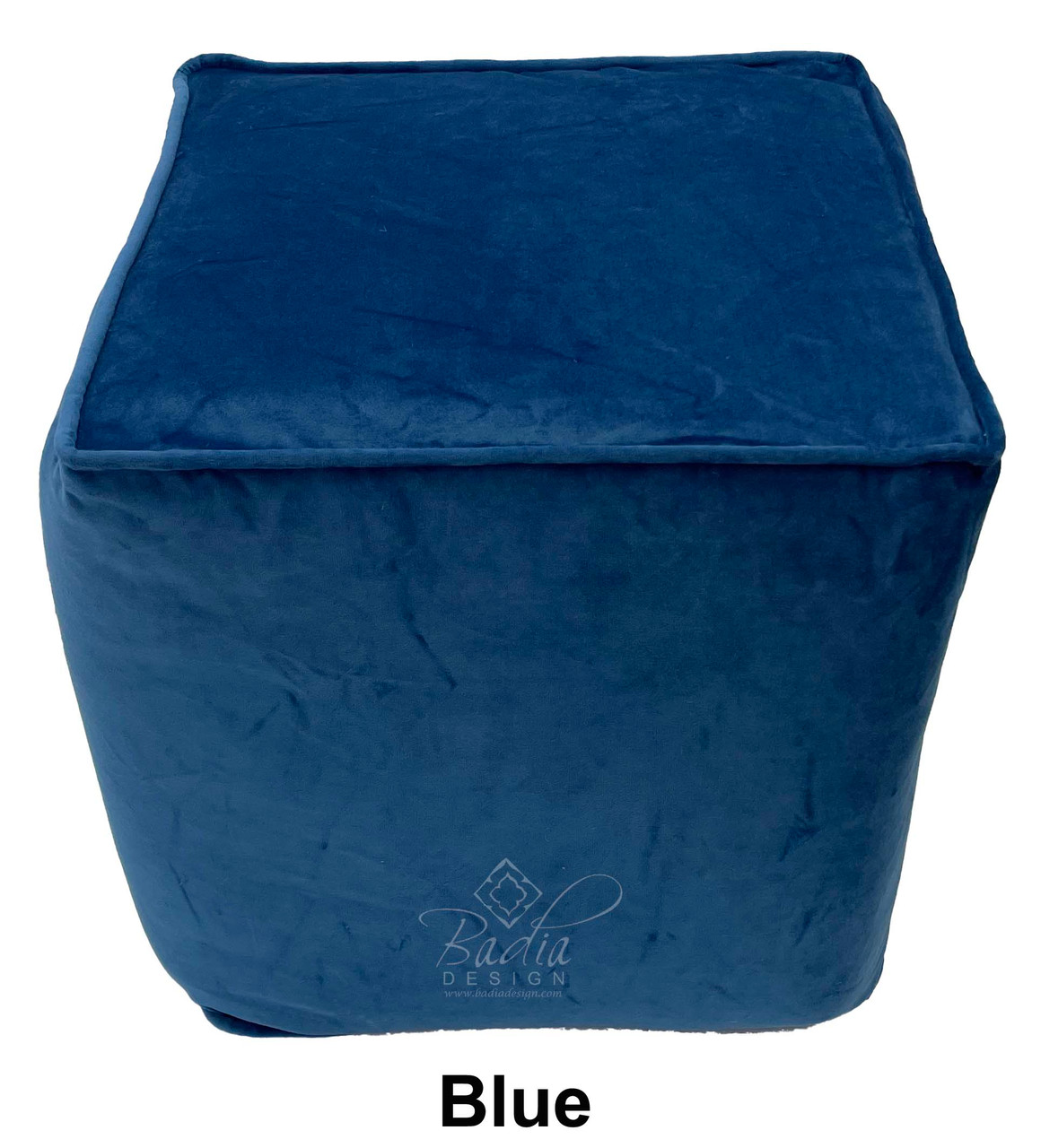 Square Shaped Fabric Ottoman - FP037