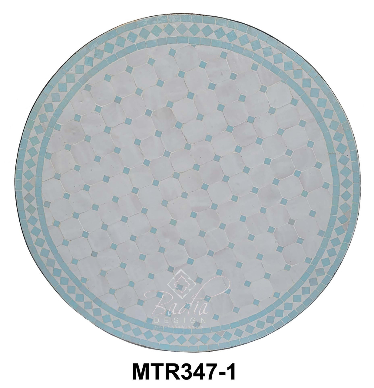 32 Inch Ceramic Tile Table Top - MTR347