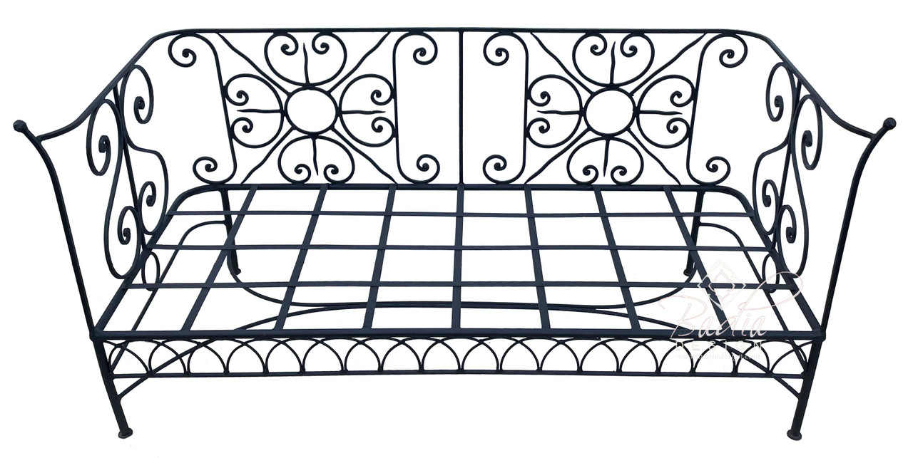 Wrought Iron Bench - WIB003