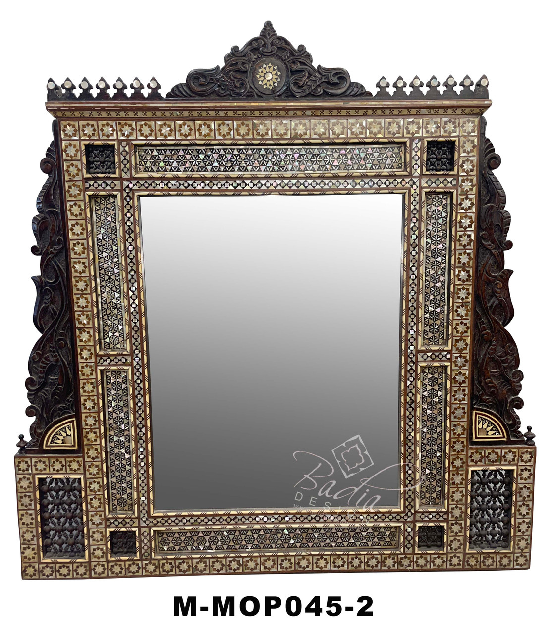 Syrian Style Inlay Mirror - M-MOP045