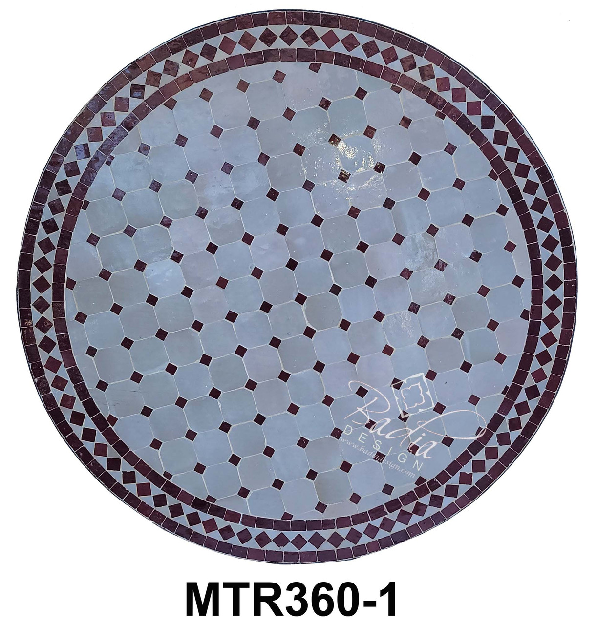 32 Inch Ceramic Tile Table Top - MTR360