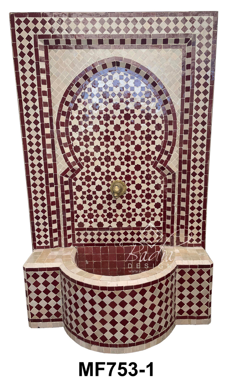 Moroccan Mosaic Water Fountains - MF753