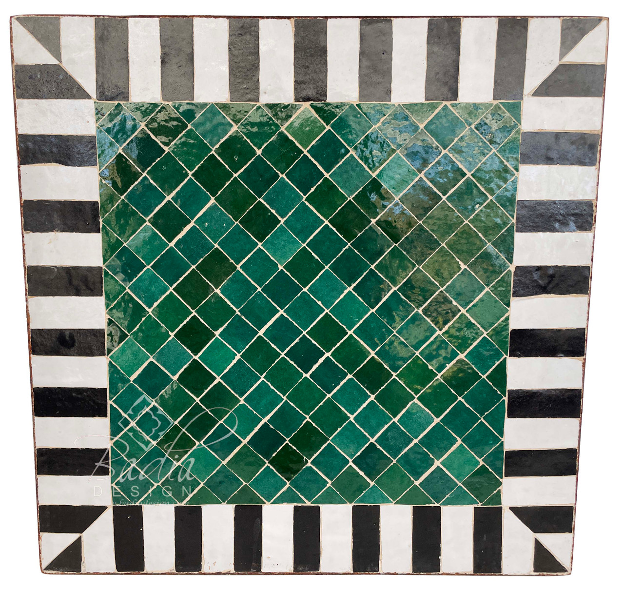 24 Inch Moroccan Square Tile Table Top - MT805