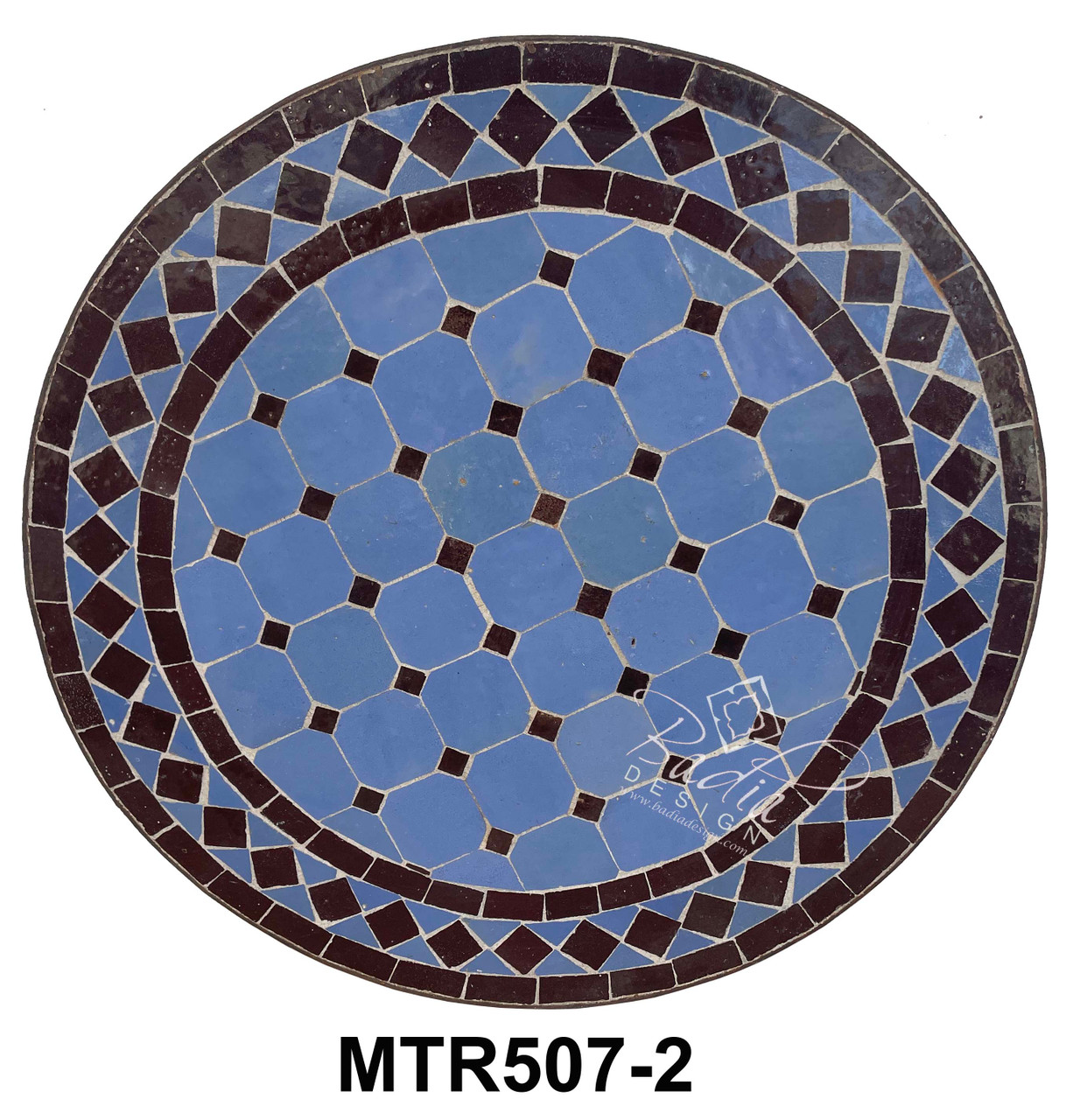 20 Inch Round Tile Table Top - MTR507