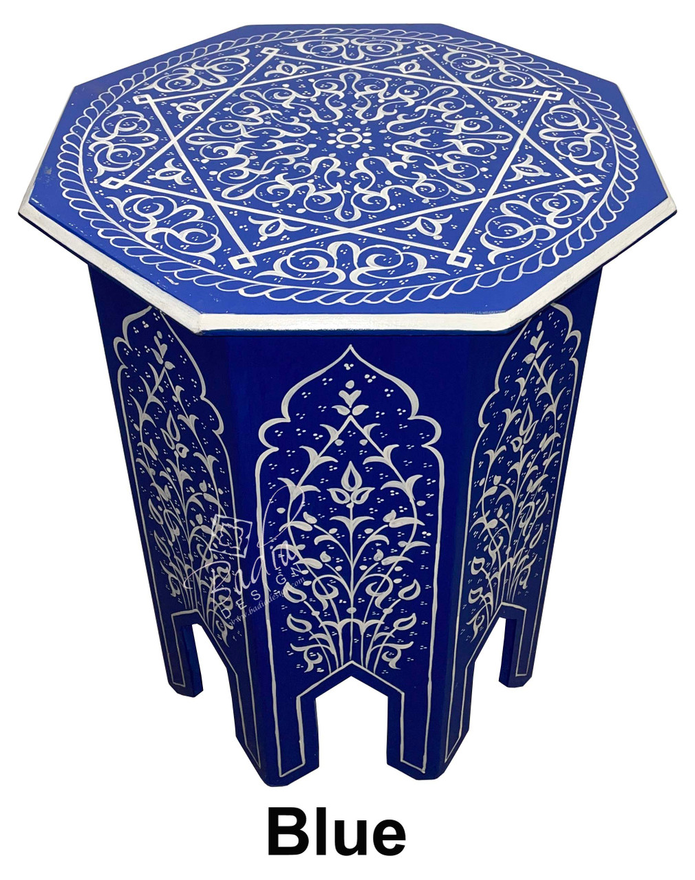 Multi Color Hand Painted Side Tables - HP338