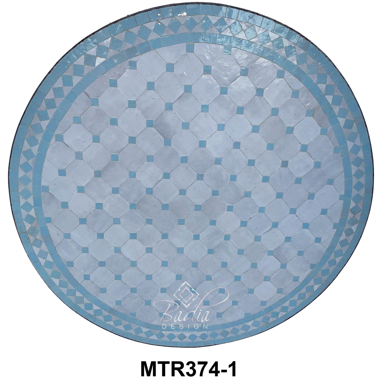 32 Inch Ceramic Tile Table Top - MTR374