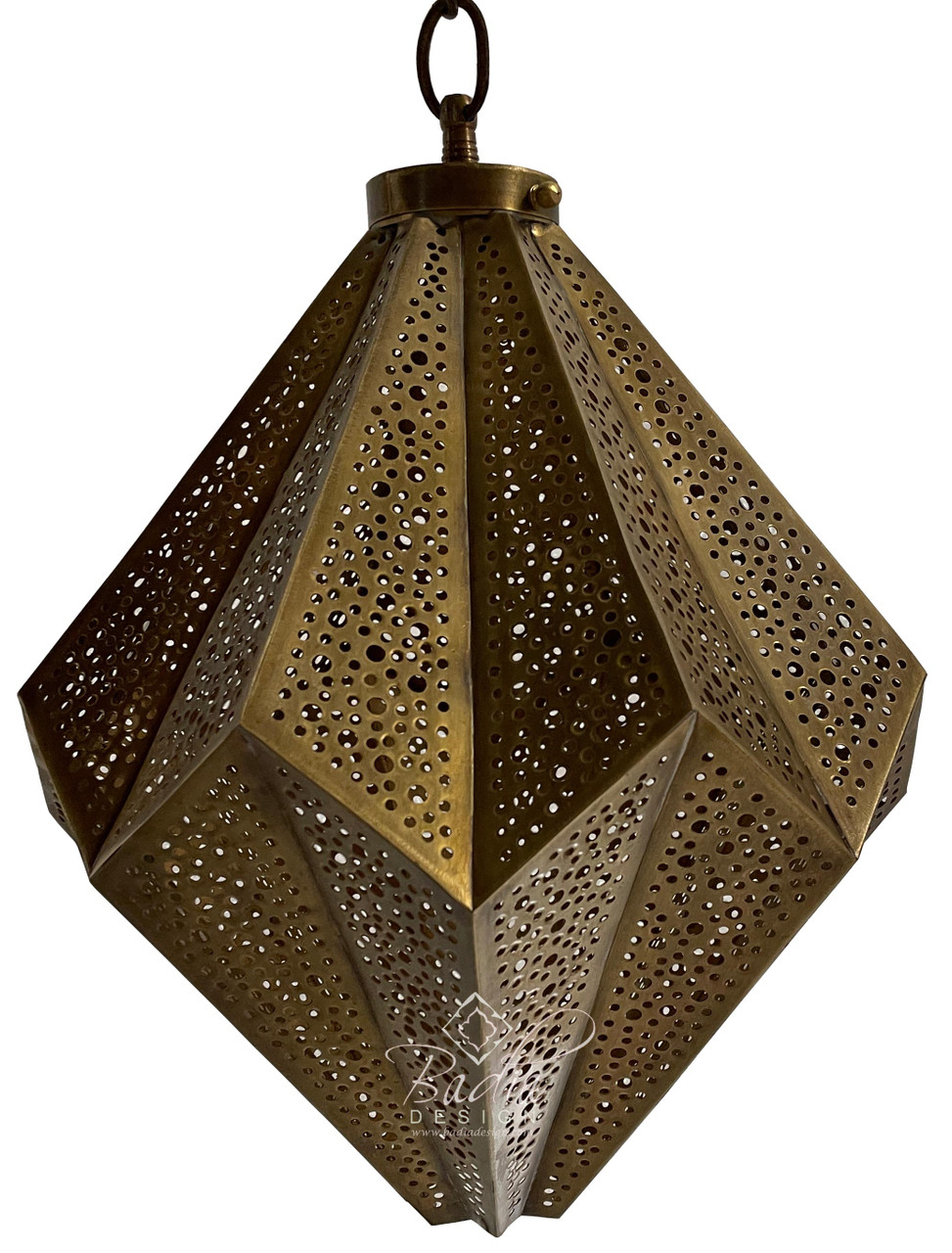 Intricately Designed Handcrafted Moroccan Brass Lantern - LIG482