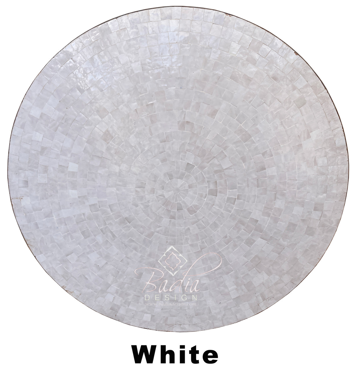 48 Inch Moroccan Mosaic Tile Table Top - MTR578