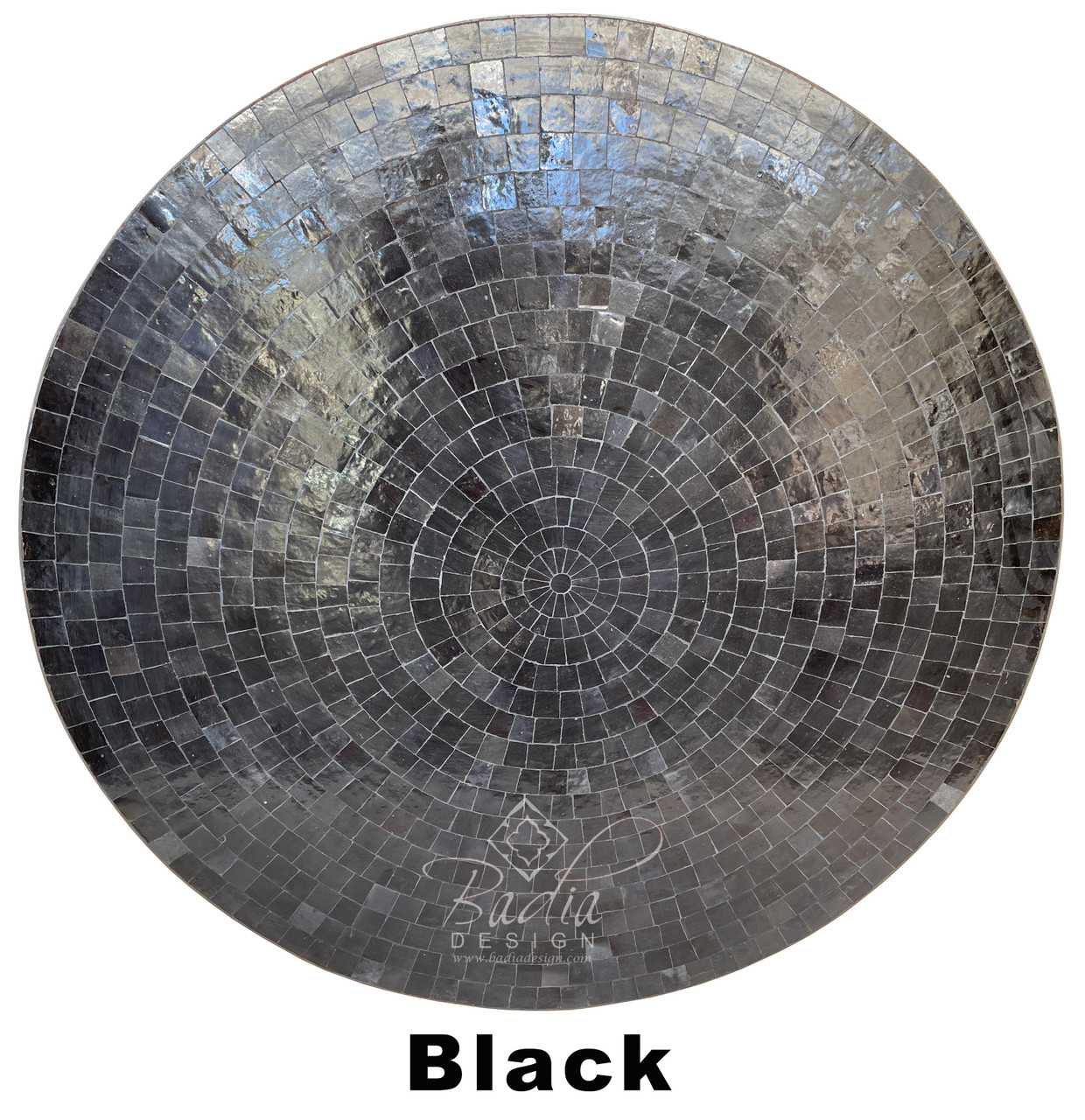 48 Inch Moroccan Mosaic Tile Table Top - MTR578