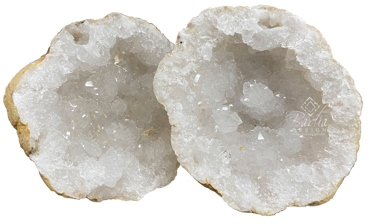 Geode Rocks with White Crystal Interior - HD305