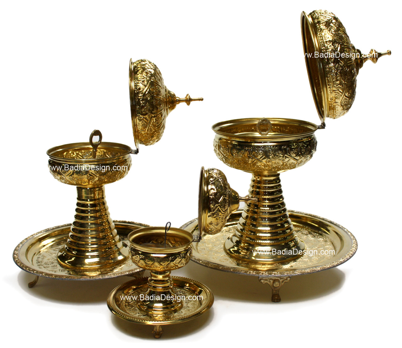 Gold Colored Incense Burner - HD003