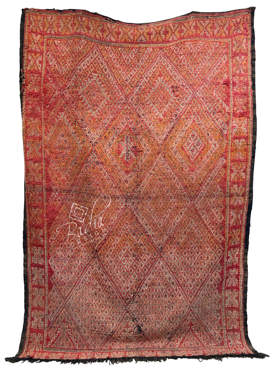 Red Vintage Moroccan Rug - R0154