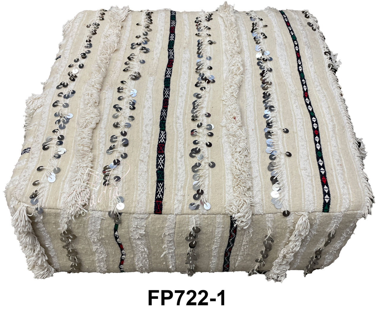 Square Shaped Wedding Floor Cushion - FP722