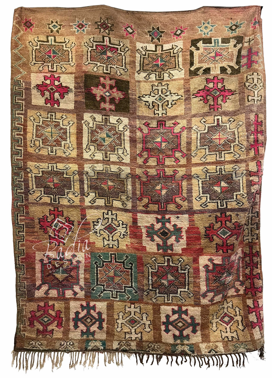 Moroccan Hand Woven Berber Tribal Rug - R0137