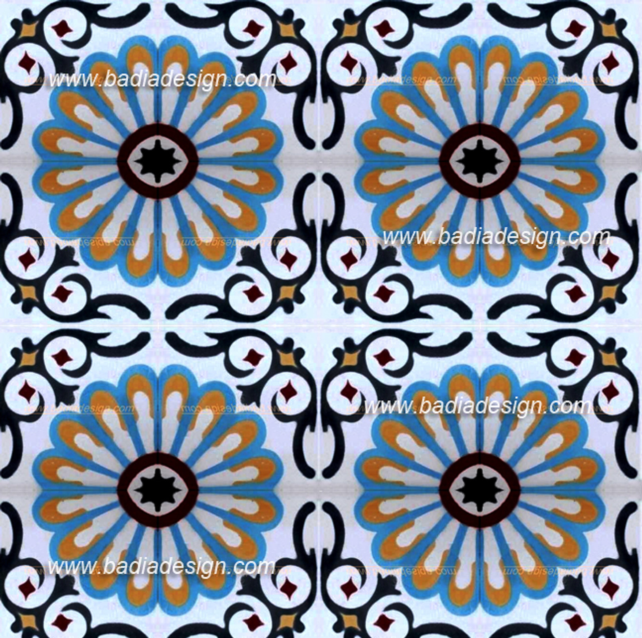 This pattern is created by the combination of many CT009 tile design.