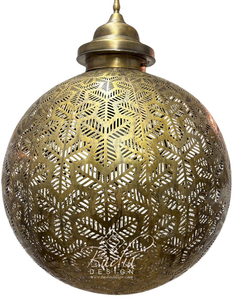 Round Intricately Designed Brass Chandelier - CH365 Round Intricately Designed Brass Chandelier - CH365