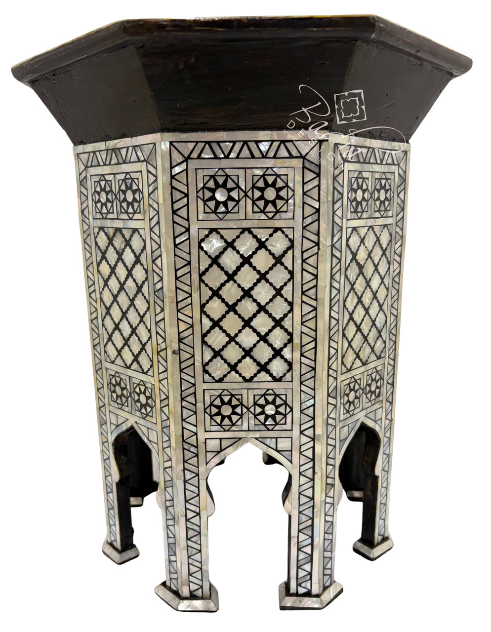 Moroccan Mother of Pearl Side Tables - MOP-ST175