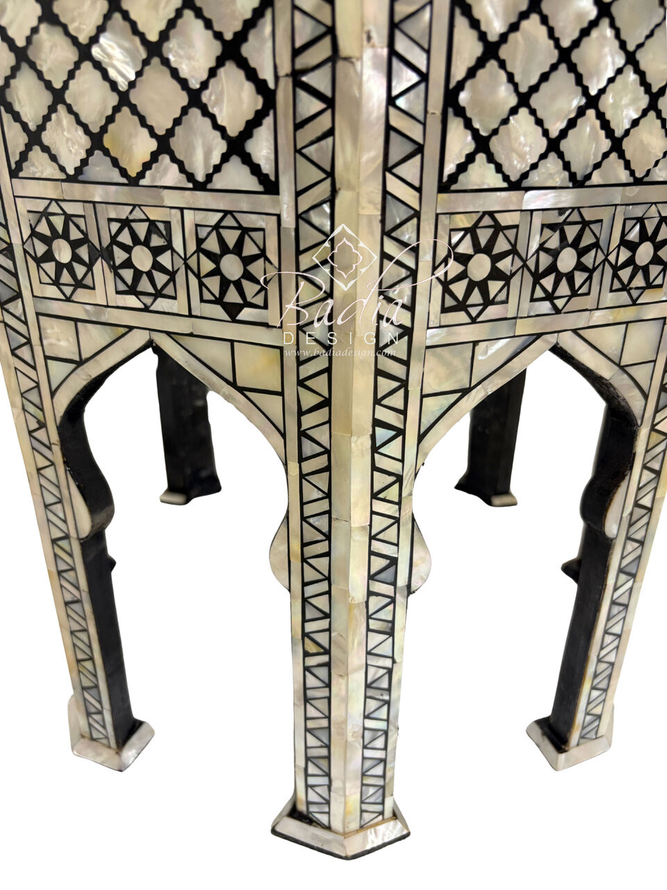 Moroccan Mother of Pearl Side Tables - MOP-ST175
