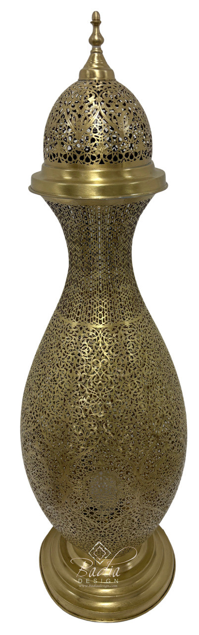 Tall Standing Brass Desktop Lamp - LIG559