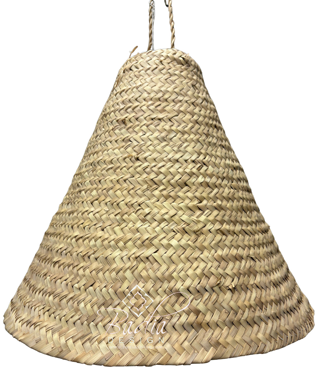 Classic Cone Shaped Raffia Lantern - RAF005