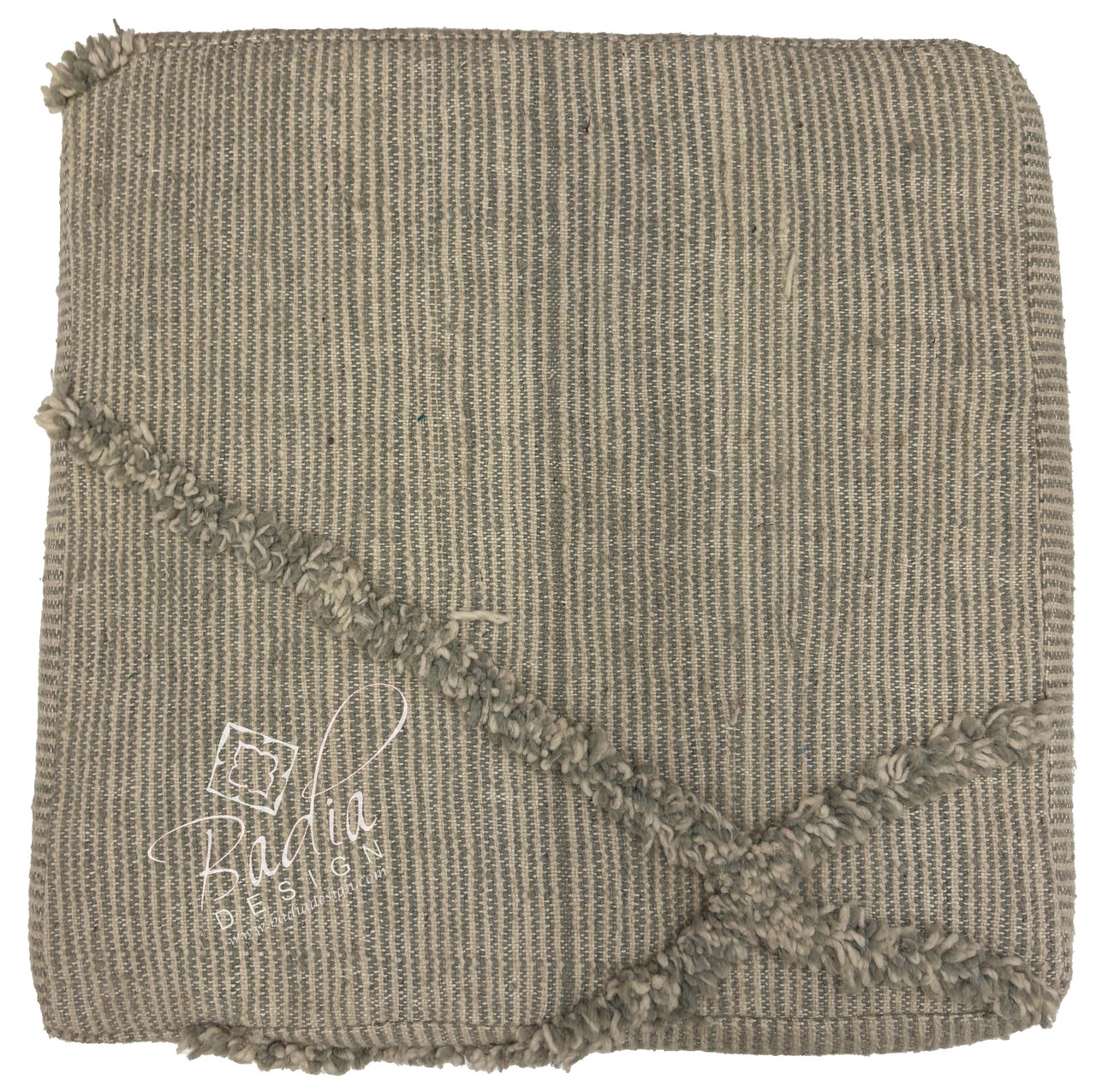 Beige Handwoven Kilim Cushion - FP054