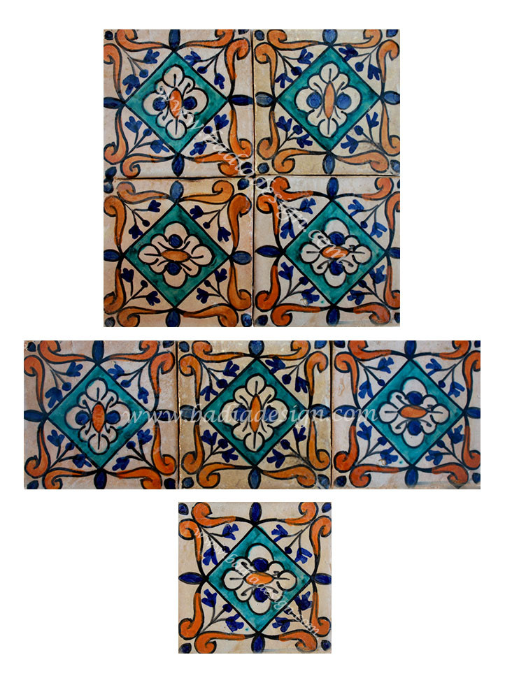 Mosaic Hand Painted Tiles from Badia Design Inc.