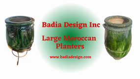 Large Moroccan Clay Planters