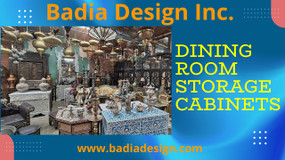 Moroccan Dining Room Storage Cabinets
