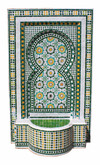 Outdoor Moroccan Tile Water Fountain Ideas