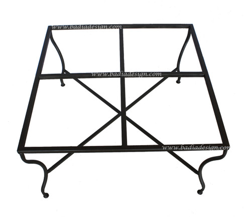 Square Wrought Iron Table Base - TB28