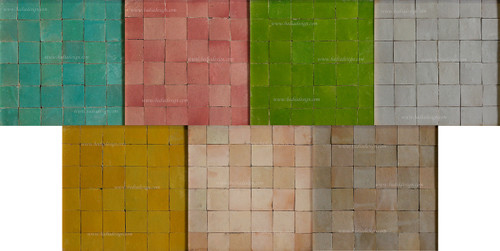 Moroccan Mosaic Square Tiles - TM019